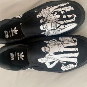 Men's Adidas Originals x Star Wars Black Slip On.  Size 7.5.
